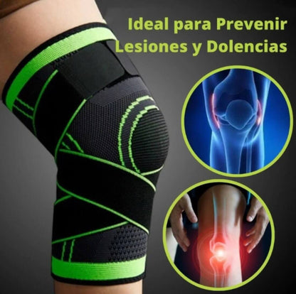 RODILLERA DE COMPRESIÓN CON BANDAS - Shopful